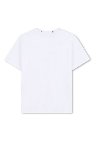 T-shirt in cotone biologico bianco GIVENCHY KIDS | H3073310P